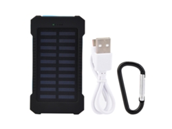 Batería Portátil De Energía Solar De 10000 Mah Con Carga Rápida, Cargador De Batería Externo Portátil