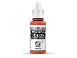 Pintura Acrílica Mate 17 Ml ACRYLICOS VALLEJO 829 Rojo Amaranth