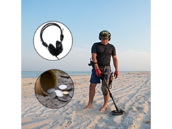 Fone De Ouvido Fio 3.5mm Estéreo Para Detector De Metal Industrial Portátil Mini Leve