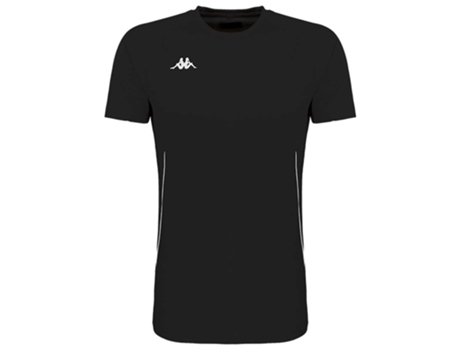 Camiseta de Hombre para Running KAPPA Fanio Negro (12 años)