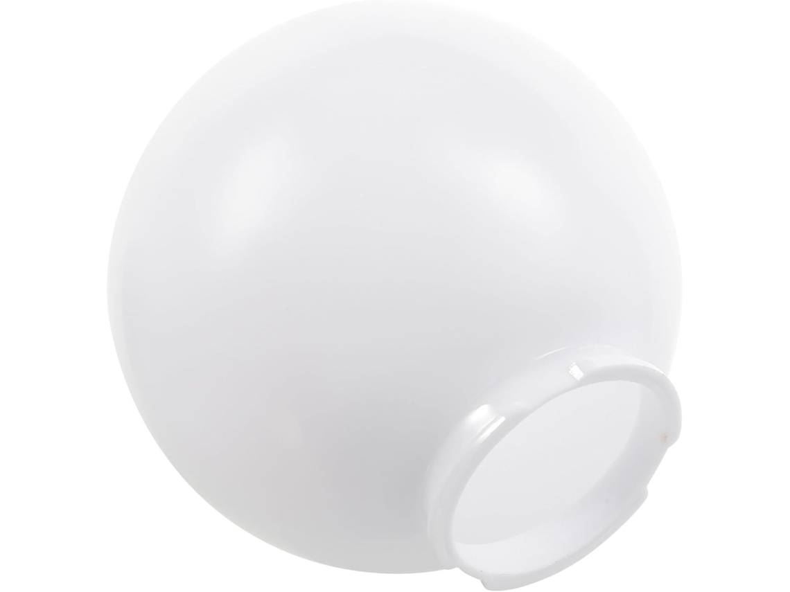 Globo De Repuesto Redondo Para Lámpara De Exterior De 20 Cm, Suave Y Antirreflejos, Para Postes De Luz.
