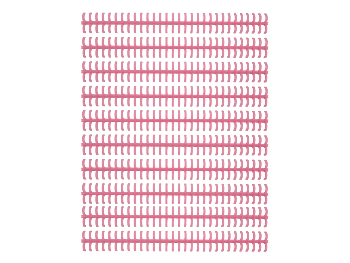10 Unidades De Encuadernación De Lomo Para Hojas Sueltas, 30 Agujeros, 10 Mm, Plástico Pp, Rosa, Para Estudiantes Y Oficina.