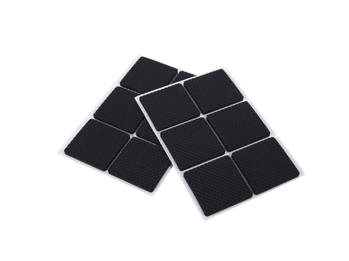 12 almohadillas antideslizantes autoadhesivas Primerox para proteger suelos, muebles, mesas y sillas.
