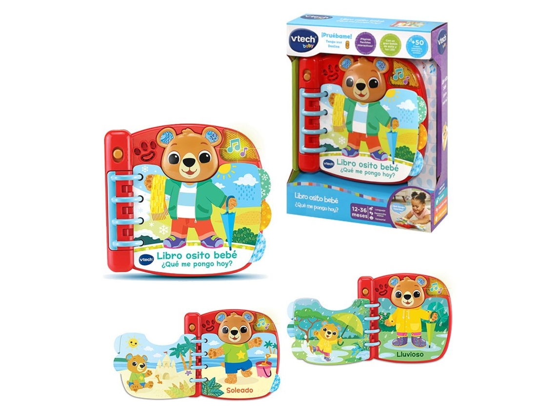 Libro VTECH Osito Bebe Que Me Pongo Hoy (Edad Mínima Recomendada: 1 año)