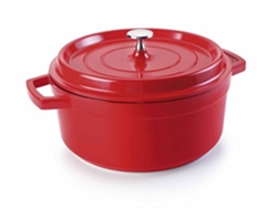 Cacerola LACOR Aluminio Rojo 28cm