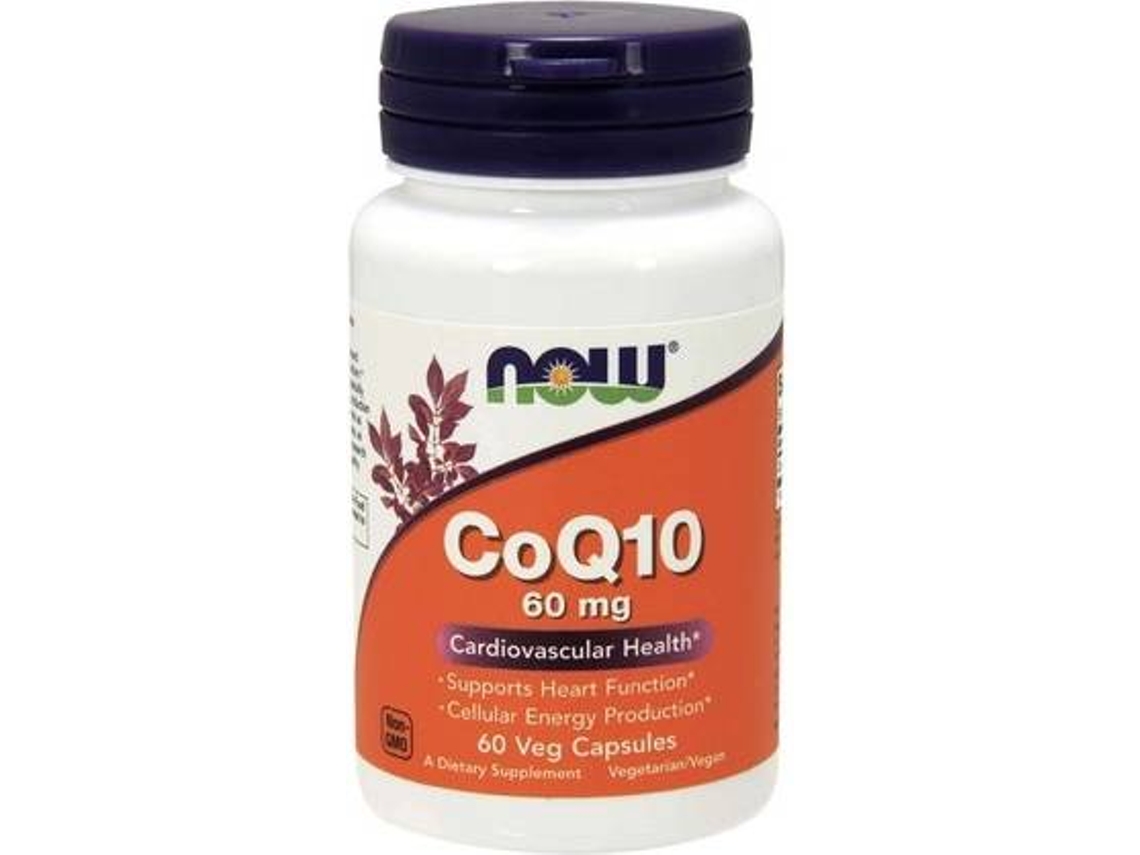 Complemento Alimentar NOW Co-Q (60 cápsulas vegetais)