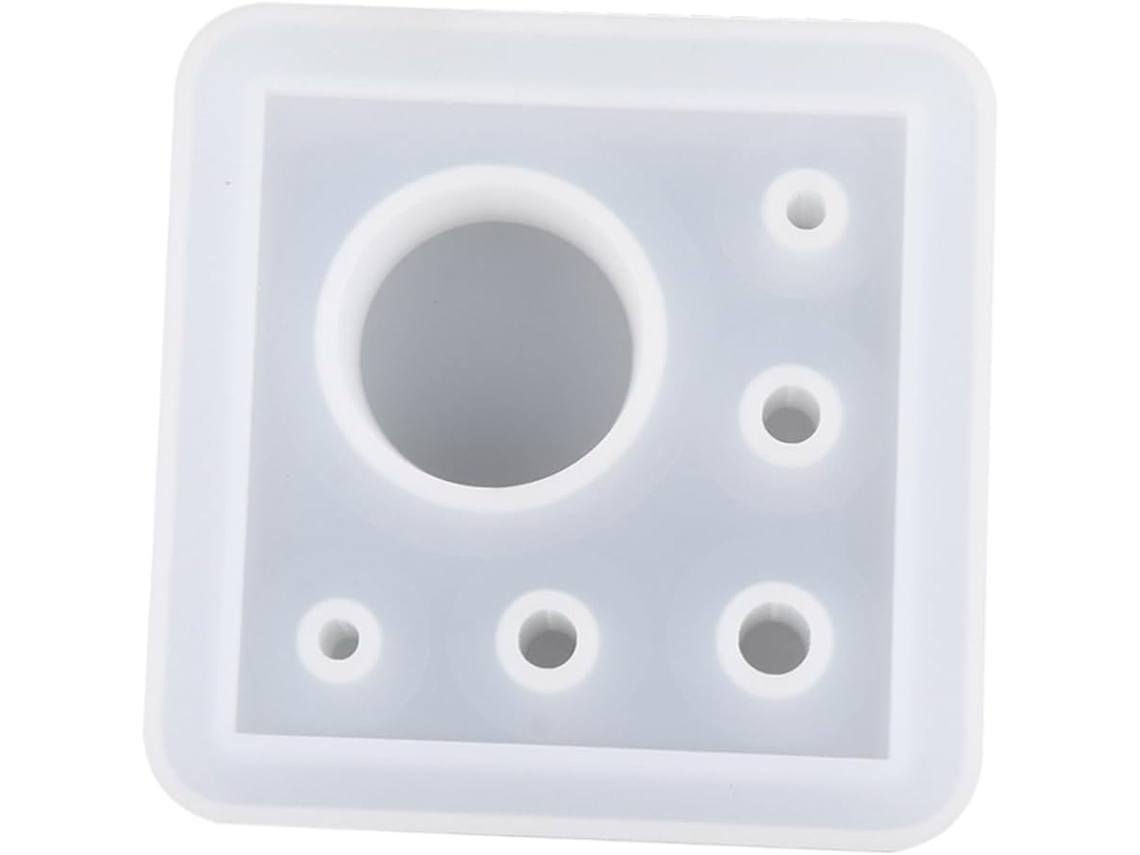 1 Molde de silicona para portalápices (DIY), organizador de bolígrafos, blanco.