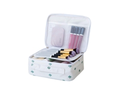Bolsa maquillaje viaje portátil cosméticos verde (25x25x8cm) Kofihety