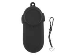 TRUYUETY Funda Protectora de Silicona PULUZ con Tapas para Lente y Protección de Pantalla para Insta360 GO 2 Accesorios para Cámara