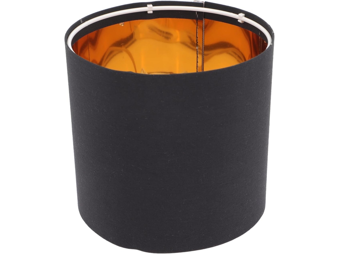 Lámpara De Mesa Moderna De Tela Negra