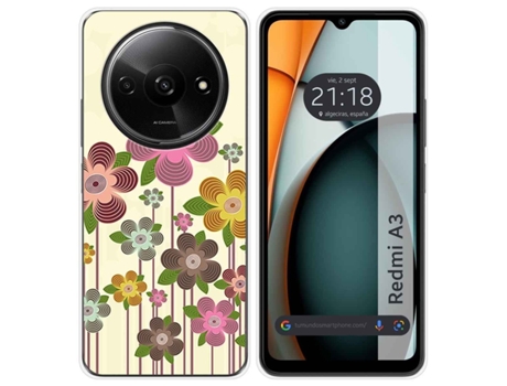 Funda para Xiaomi Redmi A3 TUMUNDOSMARTPHONE Silicona Multicolor