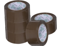 5 Rollos, 5 Piezas Cada Uno, Cinta De Embalaje Marrón De 2 Pulgadas X 394 Yardas, De Alta Resistencia.