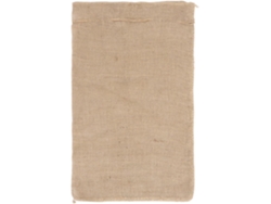 Juego de 2 cubiertas reutilizables de yute para plantas, 60 x 100 cm, con cordón