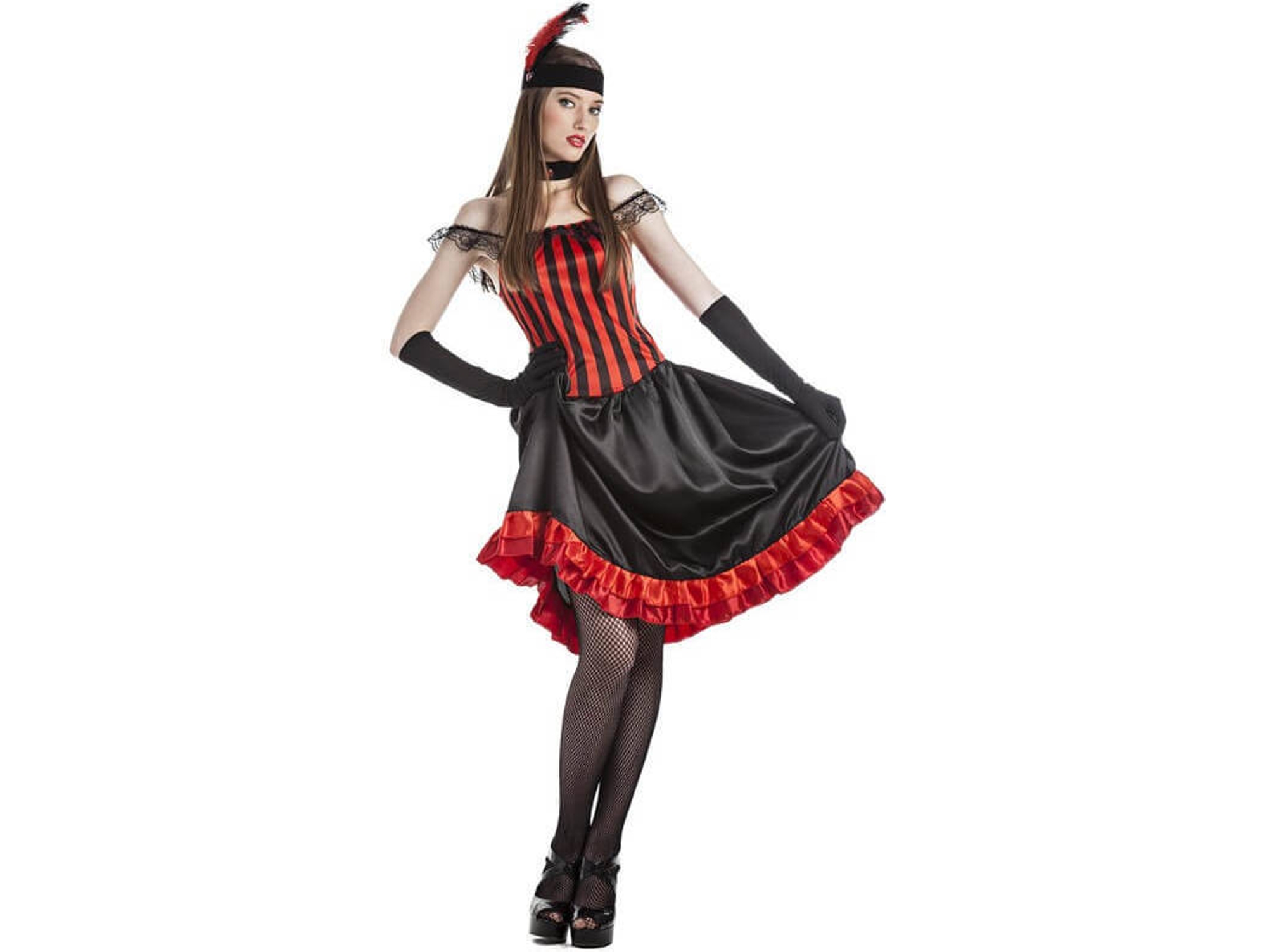 Disfraz de Mujer DISFRAZZES Cabaretera (Talla: XL)