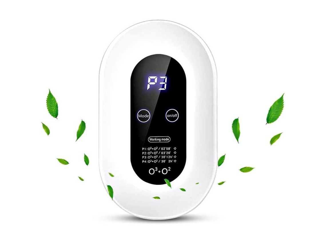 Purificador De Aire Mini Con Ozonizador, Silencioso, 99% Antibacteriano, Portátil Para Dormitorios Y Espacios Pequeños.