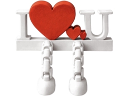 Figuritas Originales Diseño Corazón Articulado Decoración Escritorio Valentín Alféizar Ventana Mesita Noche