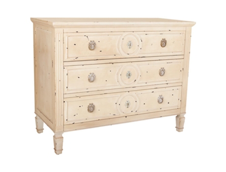 Consola de Madera Beige 102x46x80h cm