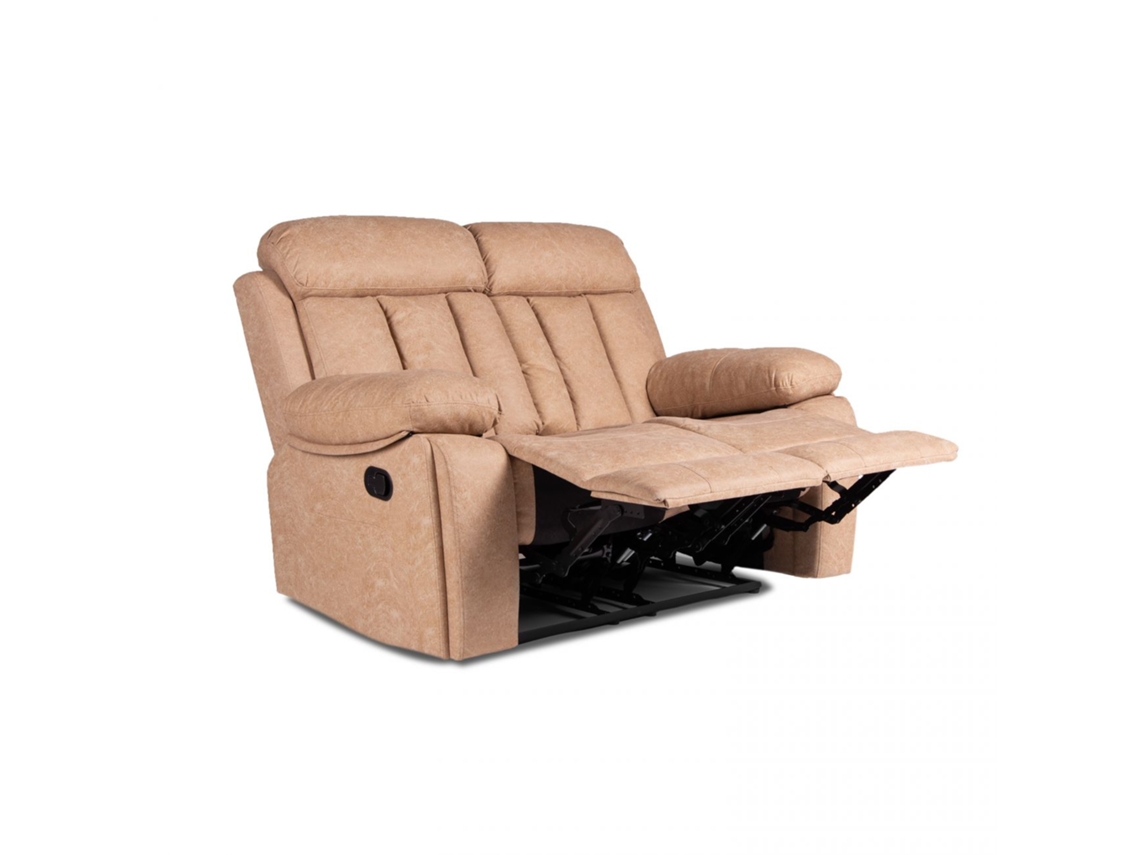 Sofá relax 2 plazas Kendal Beige 152 x 101 x 97 cm