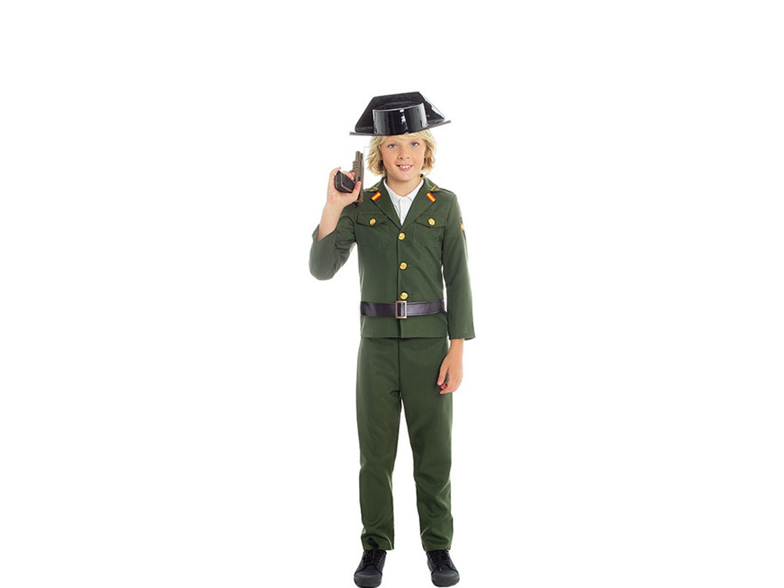 Disfraz de Niño PARTILANDIA guardia civil verde (Tam.: 10-12 anos)