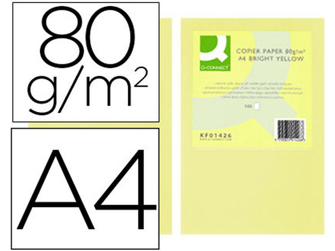 Papel Color Q Connect Din A4 80Gr Champán Pack De 500 Hojas
