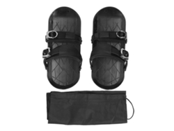 2026-mini Ski Skates Cortos Delgados Para Botas De Ski Zapatos De Invierno Outdoor Negro Talla Única