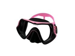 Máscara de buceo antivaho e impermeable, equipo de snorkel profesional negro y rosa Siurn