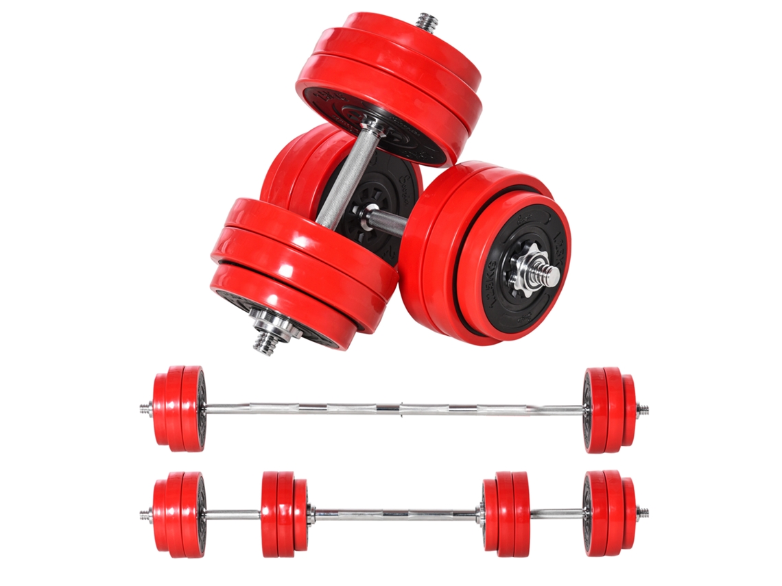 Juego De Mancuernas Ajustables De 30 Kg, 2 En 1, Para Entrenamiento De Fuerza, Levantamiento De Pesas Y Ejercicios En Casa.