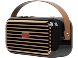 Altavoz Retro Con Cable, 1200 Mah, Con Graves Potentes, Ideal Para Exteriores, Equipos De Fitness, Sala De Estar Y Viajes.