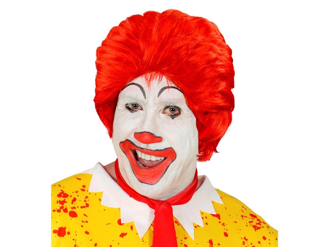 Peluca de Payaso de las Hamburguesas adulto
