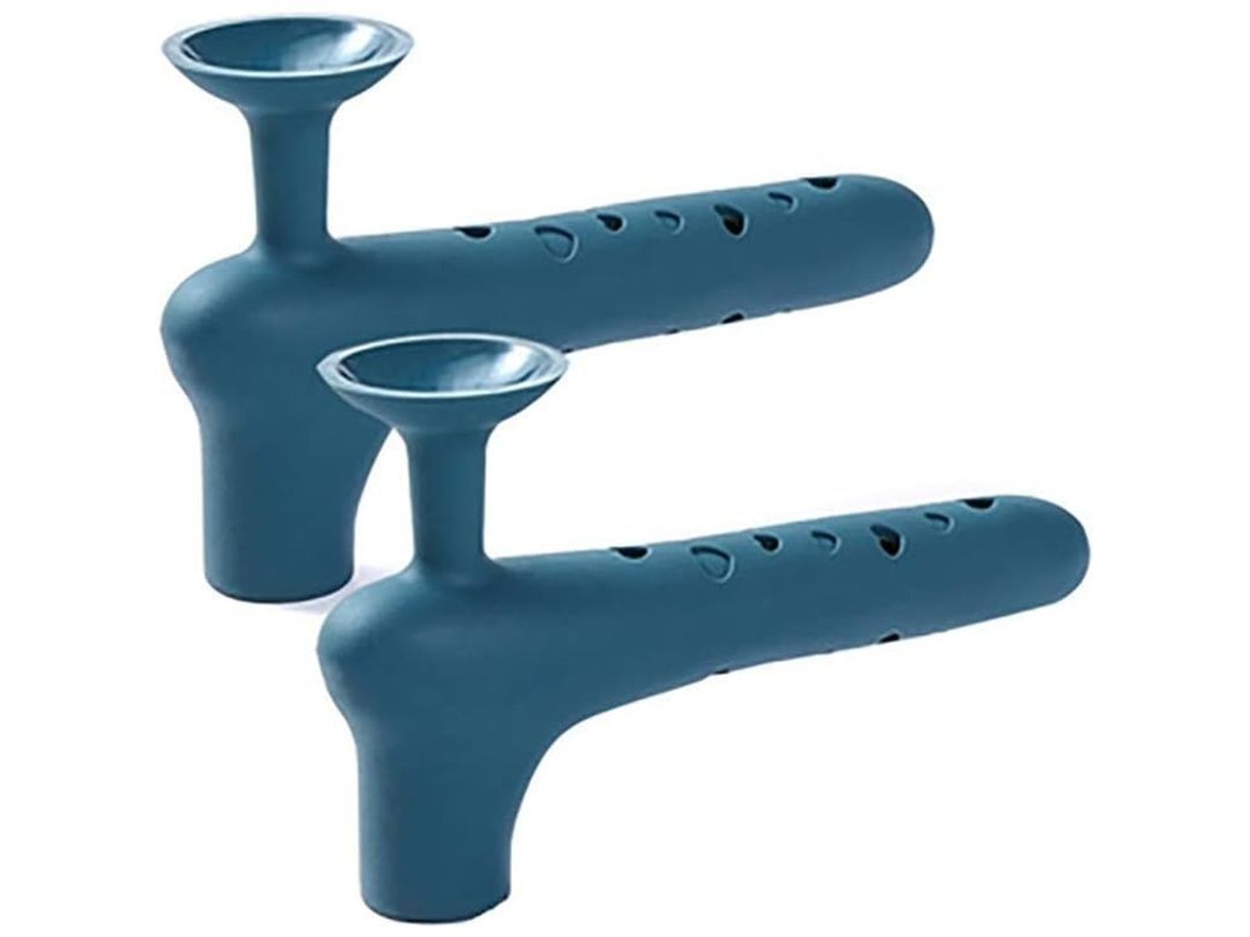 Parachoques De Puerta De Goma Gruesa Antideslizante Protector De Pared Para Hogar Oficina Azul