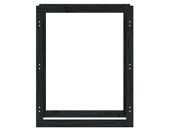 Rastrillo para césped Foc, negro, 80x25x100 cm, Massive Pin Grass