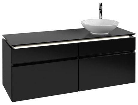 Villeroy &amp Boch Legato Vanity unit B590 1400x550x500mm lavabo a la derecha iluminación LED