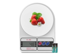 Báscula de cocina multifuncional Nicecee con pantalla LCD para lecturas claras y pesaje preciso de 10 kg.