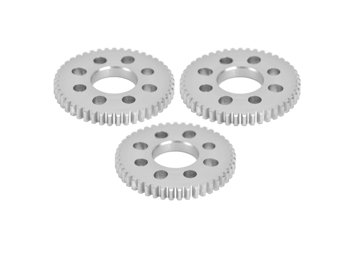Juego De 3 Engranajes Cilíndricos De Aluminio, 8 Orificios, Módulo 0.8, Kit 4312-0414-0048