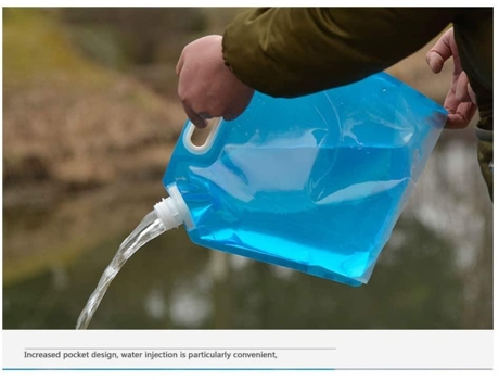 Bolsa de Agua Plegable INF Azul de 10 Litros