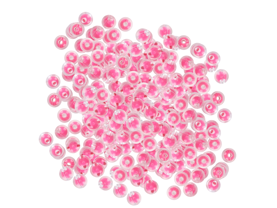 Cuentas De Resina Rosa Brillante De 8 Mm, Suministros Para La Fabricación De Joyas Diy, Pulseras Y Accesorios.