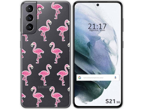Carcasa Samsung Galaxy S21 5G TUMUNDOSMARTPHONE Flamenco Multicolor