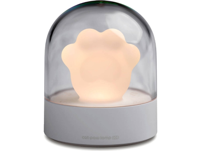 Lámpara de Mesa WJS Luz Quitamiedos Recargable (Gris)