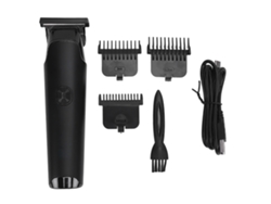 Tijera Eléctrica Para Cabello Con Pantalla Lcd Recortadora De Cabello Hombre Para Hogar Y Salón Negro