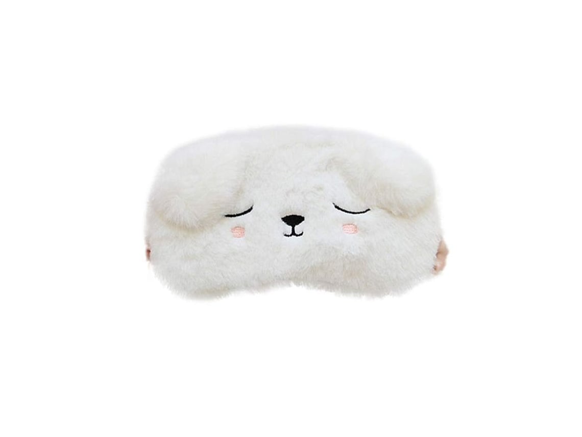 Adorable Antifaz De Peluche Con Forma De Perro Para Dormir, Que Bloquea La Luz Blanca (3 Unidades) Nochevieja