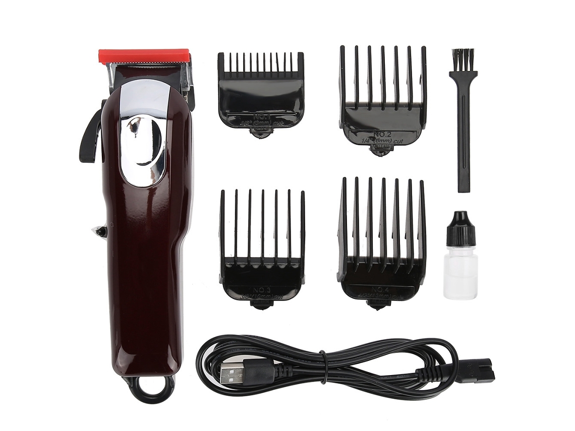 Cortador De Pelo Inalámbrico Usb Máquina Eléctrica De Corte Trimmer Barbería