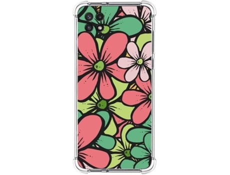 Carcasa Samsung Galaxy A22 5G TUMUNDOSMARTPHONE Dibujos Antigolpes Flores 02 Multicolor