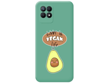 Carcasa Realme 8i TUMUNDOSMARTPHONE Silicona Líquida Dibujos Verde