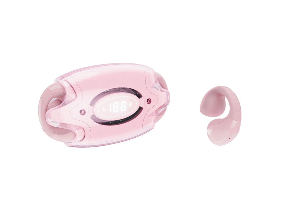 Auriculares abiertos, auriculares inalámbricos Bluetooth, auriculares con clip para la oreja, resistentes al sudor, con carga