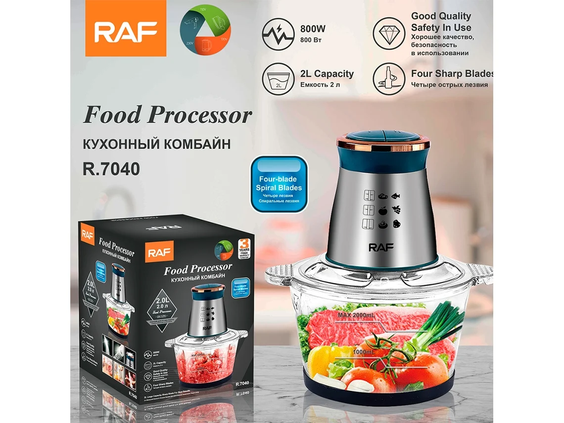 Moedor de Carne MDUG, 2L, europeu, multifuncional