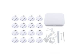 16 Clips Para Edredón Con Forma De Nube Para Evitar Que El Edredón, La Almohada Y Las Cortinas Se Muevan - Blanco