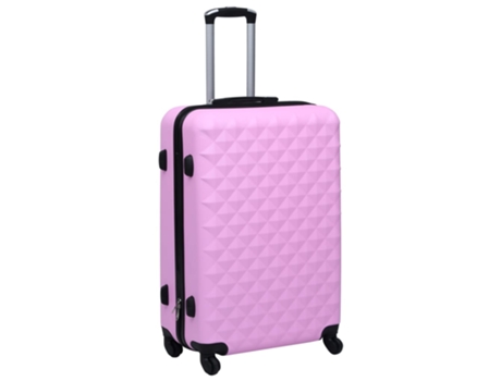 MAISON EXCLUSIVE - Maleta rígida con ruedas ABS rosa