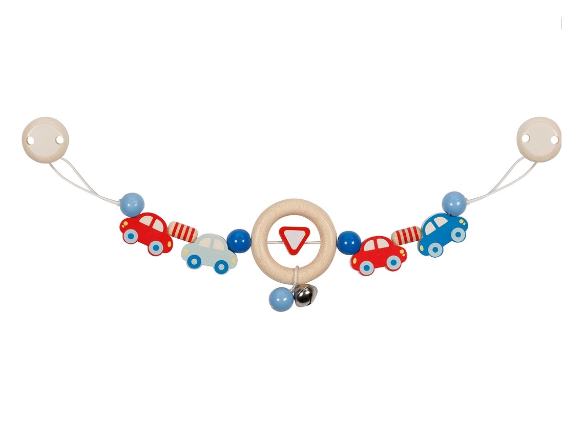 Juguete para bebés GOKI Pram Chain Cars With Clips