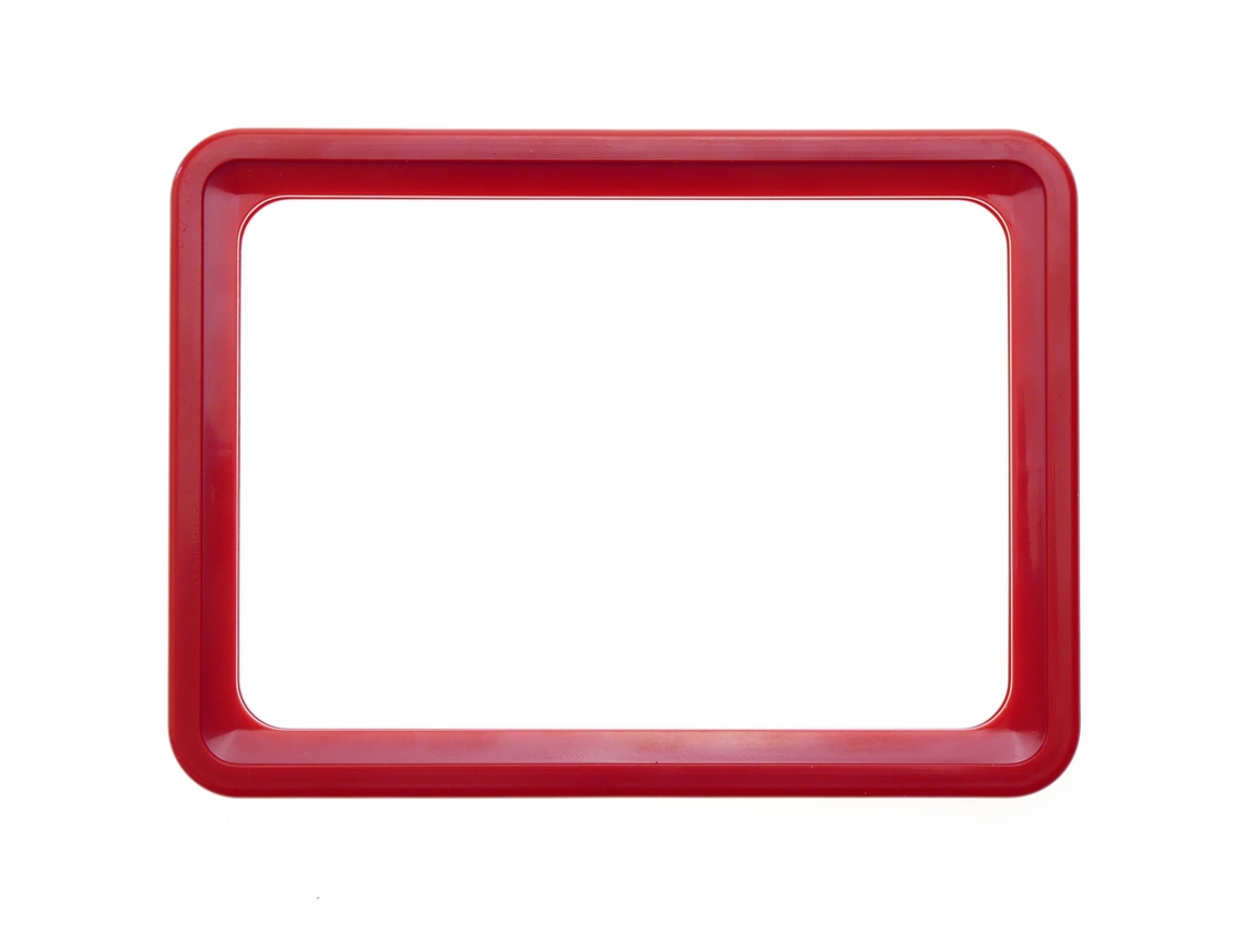 PRIMEMATIK.COM - Estrutura para sinais, cartazes e marca, vermelho tamanho A3 427x304mm