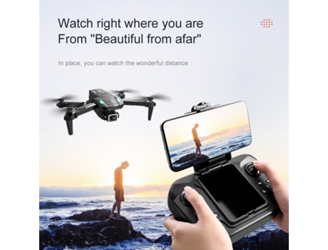 S128 Mini Drone con cámara 4K Evitación de obstáculos de 3 lados (Cámara única - Duración de la batería: 10 min - 1 batería - Negro) YIZHOOD